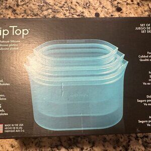 ZIP TOP POUCHES SET OF 3 DISH SIZE